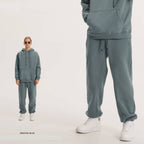 Mens Streetwear Oversized 58% Polyester 42% Cotton Hoodie Set print logo 78
