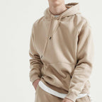 Mens Streetwear Oversized 58% Polyester 42% Cotton Hoodie Set print logo 12