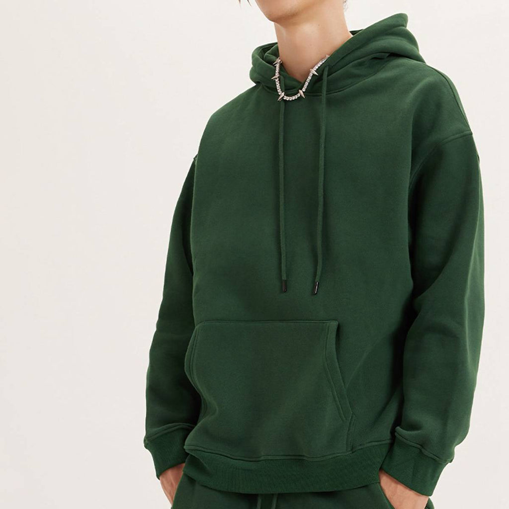 Mens Streetwear Oversized 58% Polyester 42% Cotton Hoodie Set - hoodie print logo 20