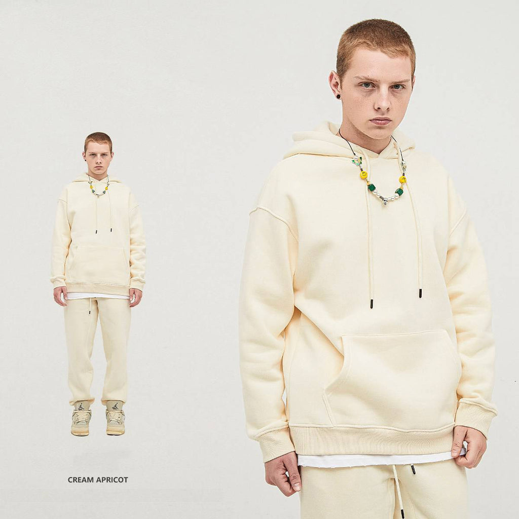 Mens Streetwear Oversized 58% Polyester 42% Cotton Hoodie Set - hoodie print logo 56