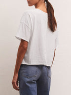 Womens Workout Fitness 100%Cotton Cropped T-shirt 322911 print logo 9