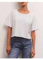 Womens Workout Fitness 100%Cotton Cropped T-shirt 322911 print logo 19