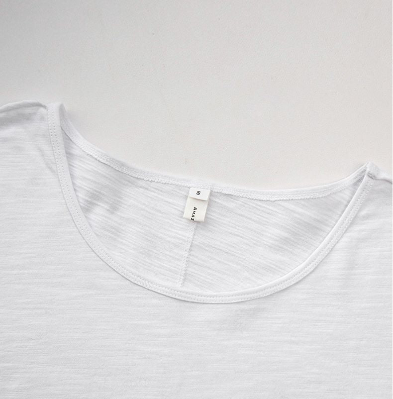 Womens Workout Fitness 100%Cotton Cropped T-shirt 322911 print logo 15
