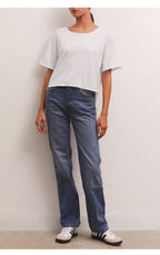 Womens Workout Fitness 100%Cotton Cropped T-shirt 322911 print logo 20