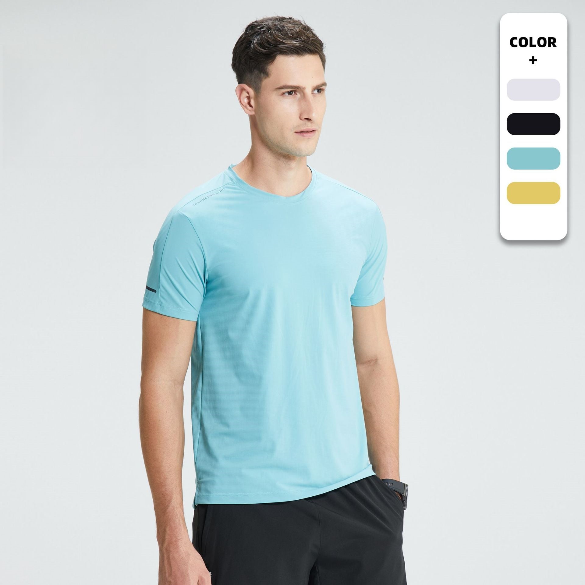 Men's Short Sleeve T-Shirt Casual Tee Gym Shirt 4111006