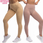Womens Yoga Fitness 75%nylon 25%spandex Leggings 4186 print logo 61