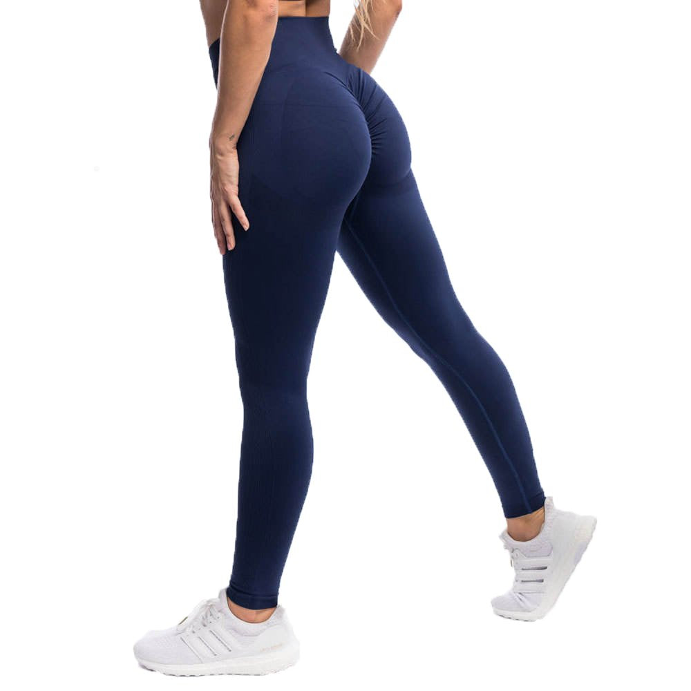 Womens Yoga Fitness 75%nylon 25%spandex Leggings 4186 print logo 9