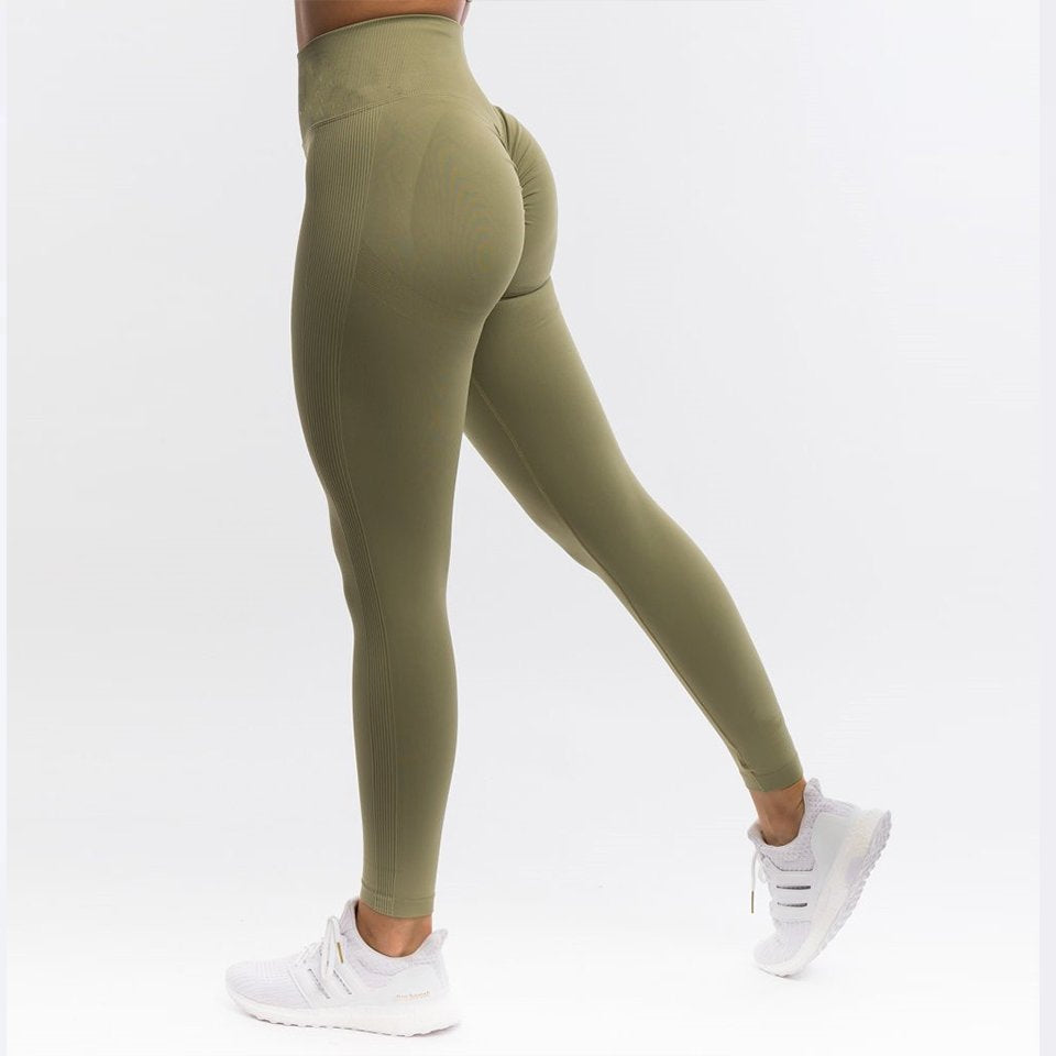 Womens Yoga Fitness 75%nylon 25%spandex Leggings 4186 print logo 45