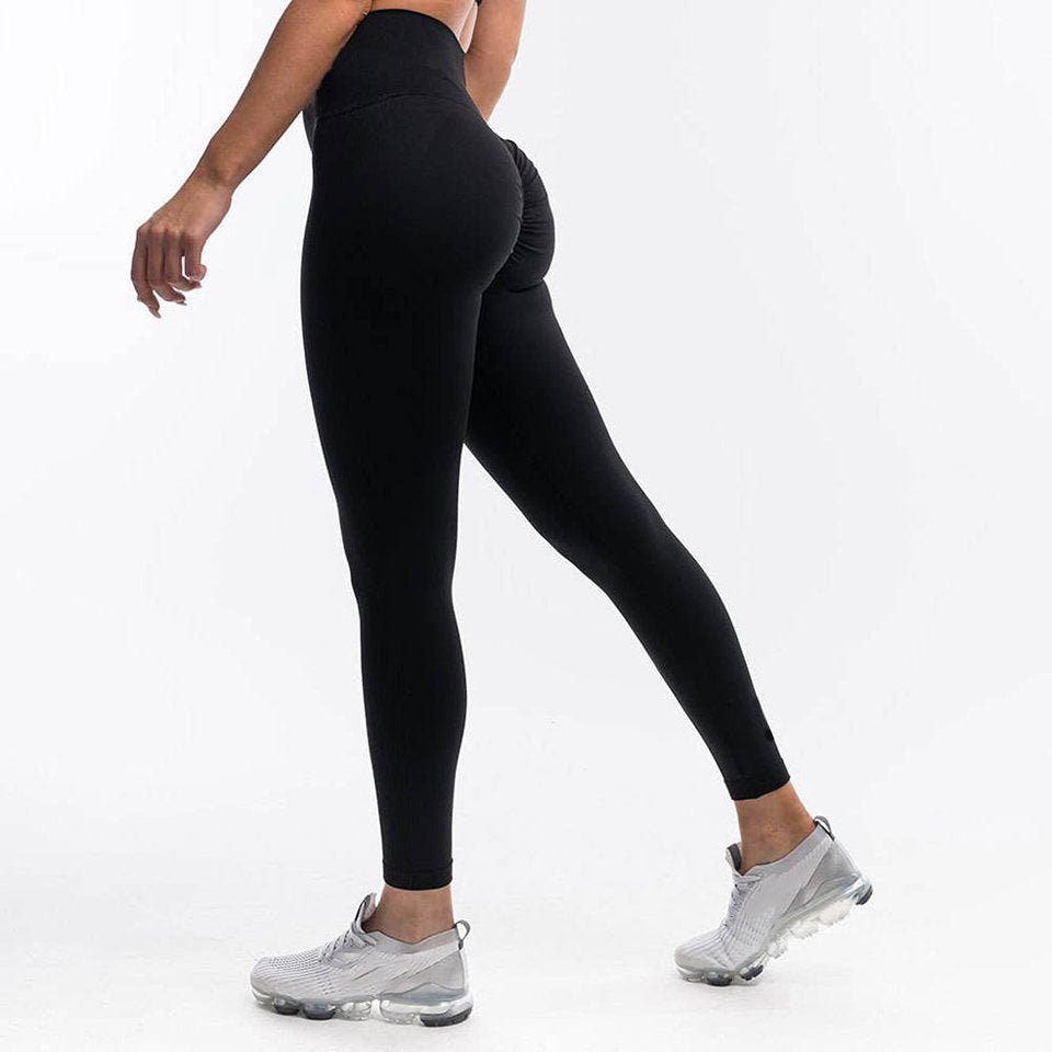 Womens Yoga Fitness 75%nylon 25%spandex Leggings 4186 print logo 53
