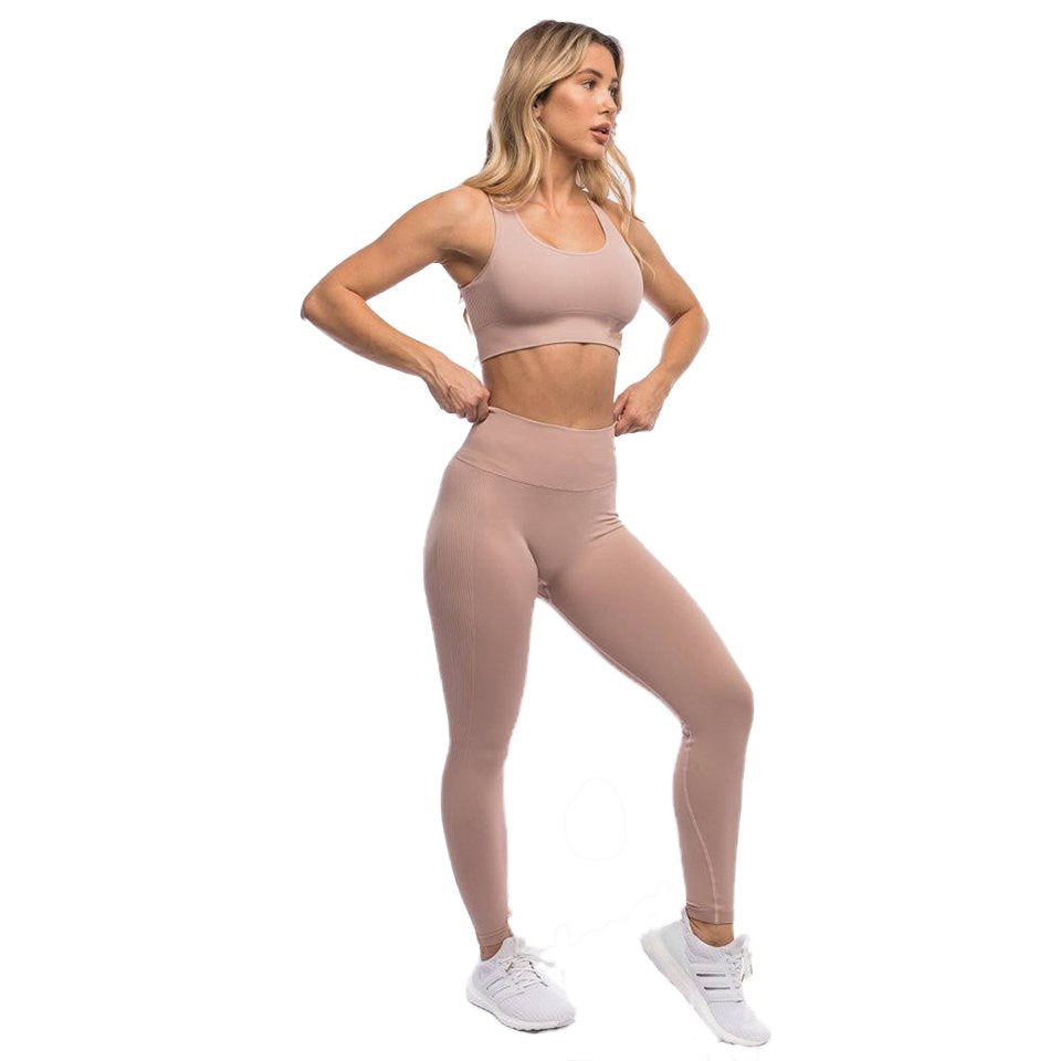 Womens Yoga Fitness 75%nylon 25%spandex Leggings 4186 print logo 14
