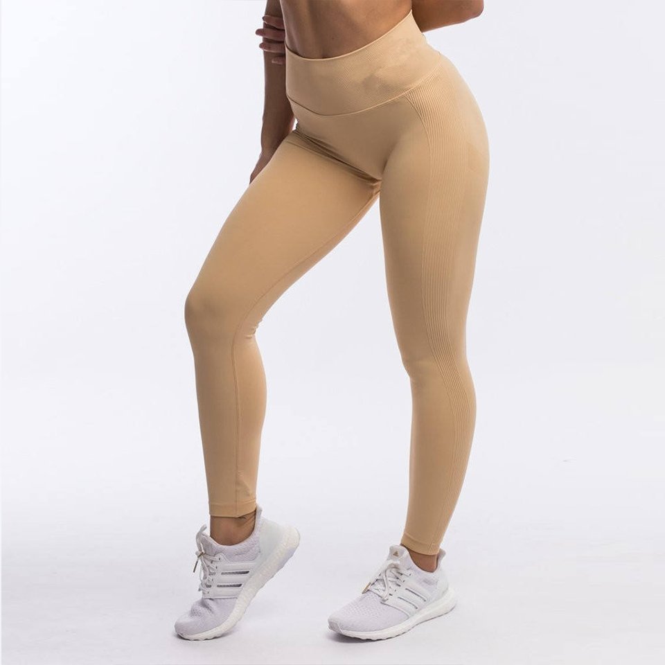 Womens Yoga Fitness 75%nylon 25%spandex Leggings 4186 print logo 42