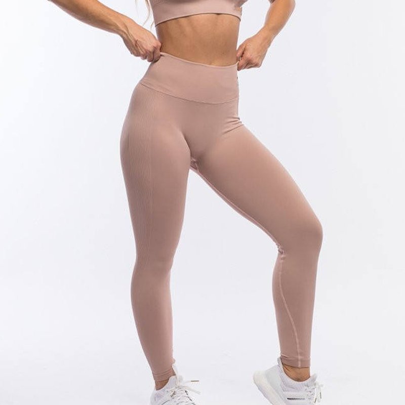 Womens Yoga Fitness 75%nylon 25%spandex Leggings 4186 print logo 6