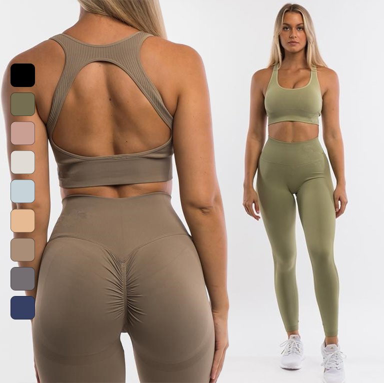 Womens Yoga Fitness 75%nylon 25%spandex Leggings 4186 print logo 27