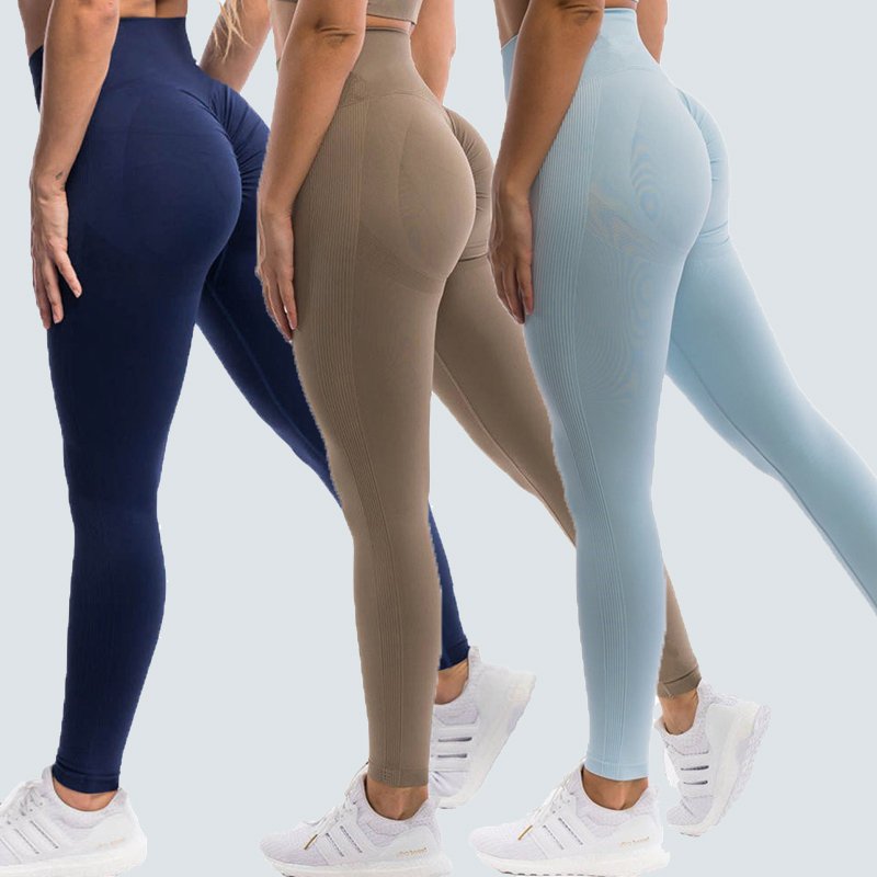 Womens Yoga Fitness 75%nylon 25%spandex Leggings 4186 print logo 59