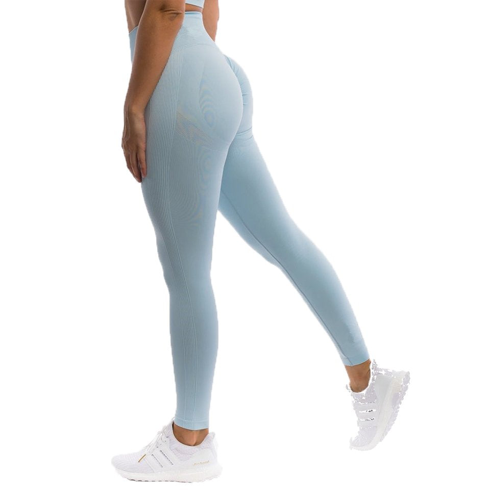 Womens Yoga Fitness 75%nylon 25%spandex Leggings 4186 print logo 11