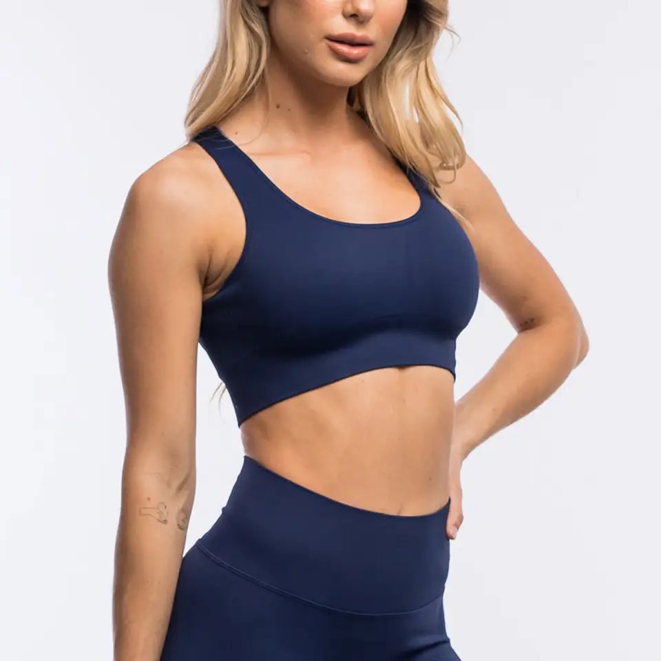 Womens Yoga Fitness 75%nylon 25%spandex Leggings 4186 print logo 3