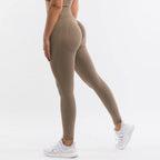 Womens Yoga Fitness 75%nylon 25%spandex Leggings 4186 print logo 51
