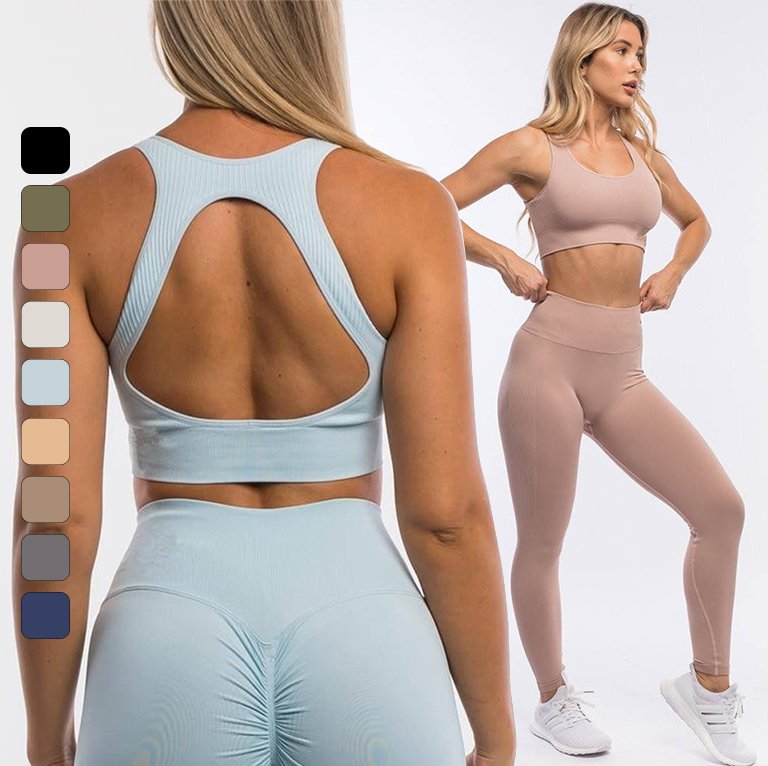 Womens Yoga Fitness 75%nylon 25%spandex Leggings 4186 print logo 24