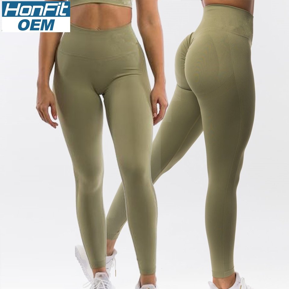 Womens Yoga Fitness 75%nylon 25%spandex Leggings 4186 print logo 60