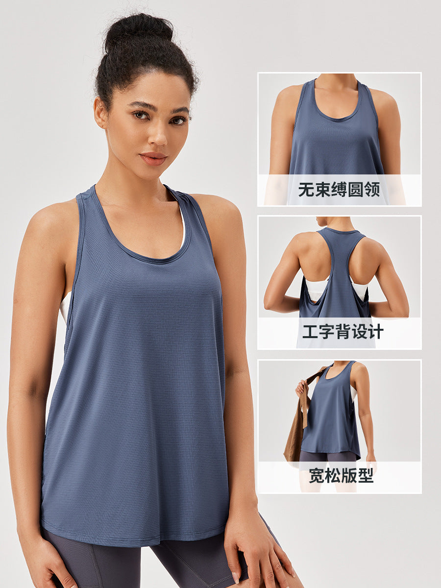 Womens Casual Fitness 87%polyester 13%spandex Tank Top 42156