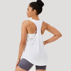 Womens Casual Fitness 87%polyester 13%spandex Tank Top 42156