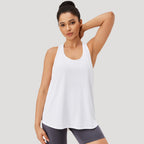 Womens Casual Fitness 87%polyester 13%spandex Tank Top 42156