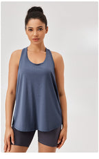 Womens Casual Fitness 87%polyester 13%spandex Tank Top 42156