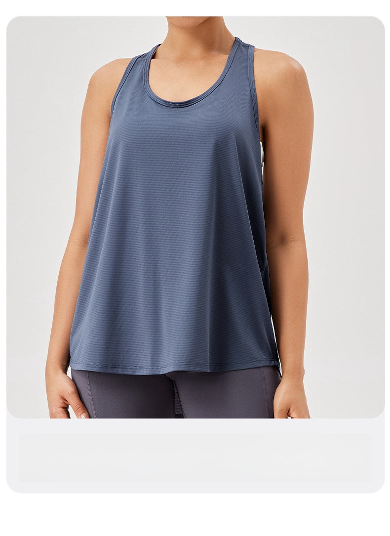 Womens Casual Fitness 87%polyester 13%spandex Tank Top 42156