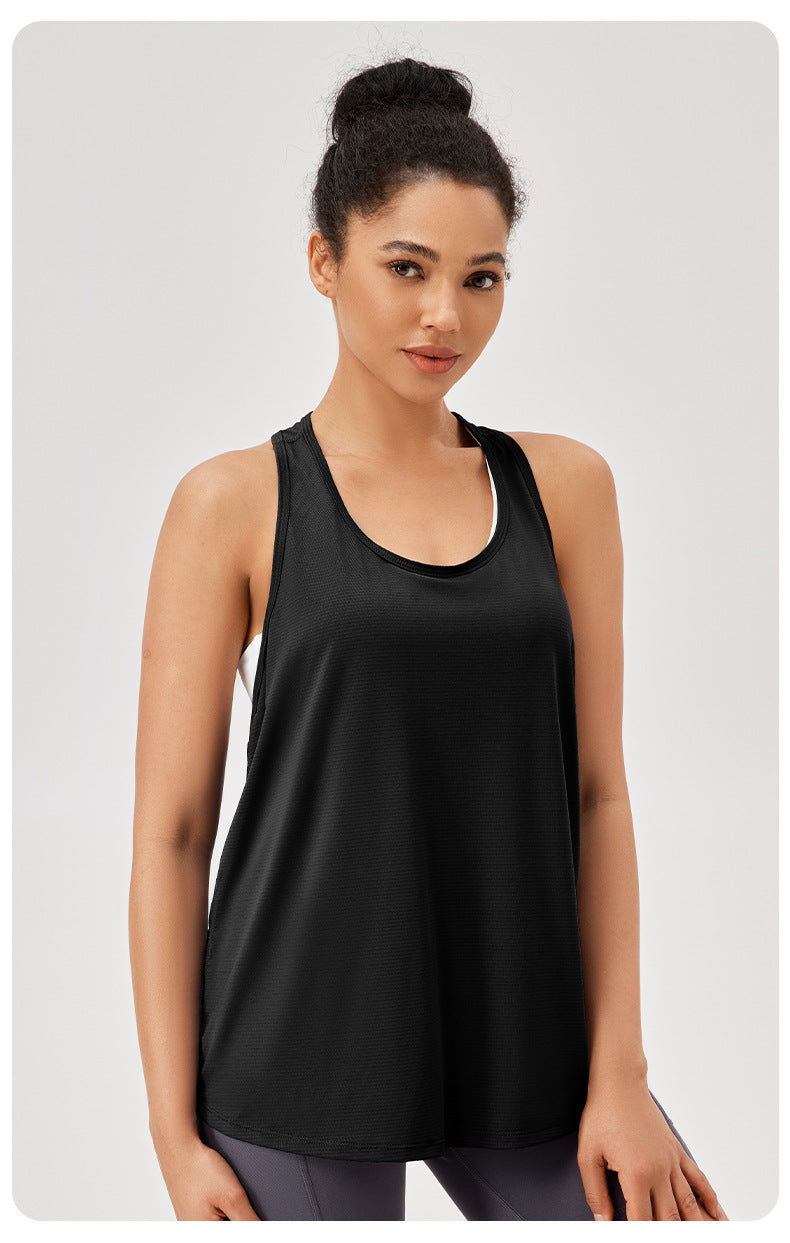 Womens Casual Fitness 87%polyester 13%spandex Tank Top 42156
