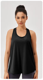 Womens Casual Fitness 87%polyester 13%spandex Tank Top 42156