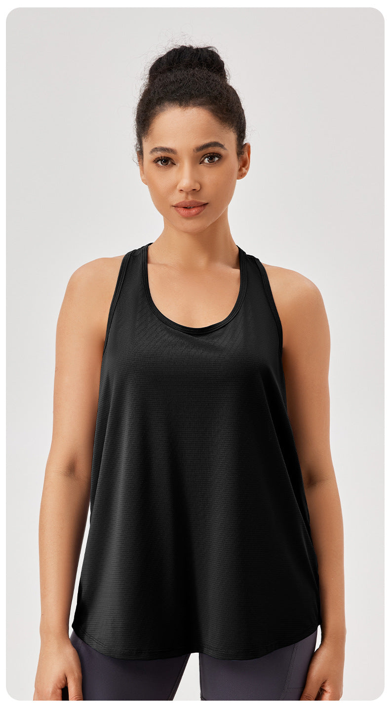 Womens Casual Fitness 87%polyester 13%spandex Tank Top 42156