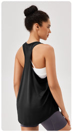 Womens Casual Fitness 87%polyester 13%spandex Tank Top 42156