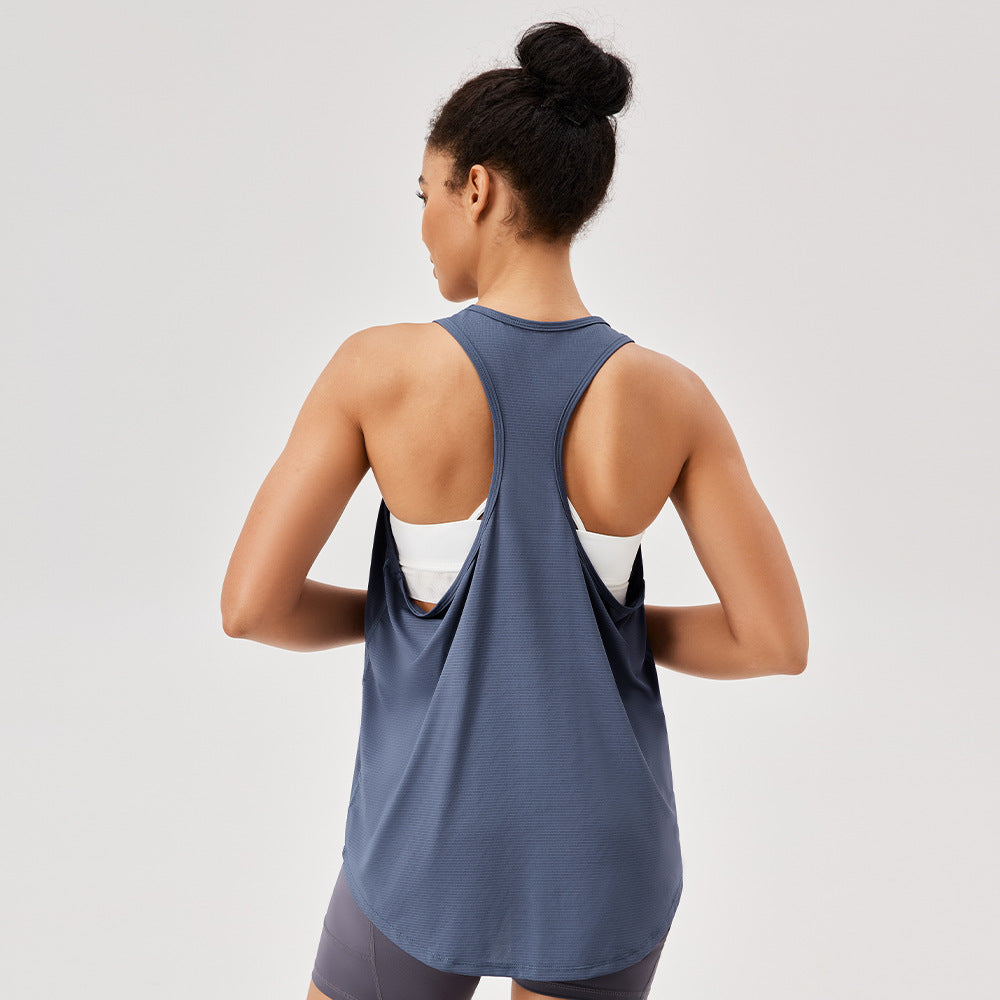 Womens Casual Fitness 87%polyester 13%spandex Tank Top 42156
