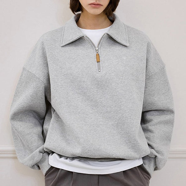Womens Casual Sports 69%Cotton 31%Polyester Half zip Sweatshirt 425363WSQ print logo 1
