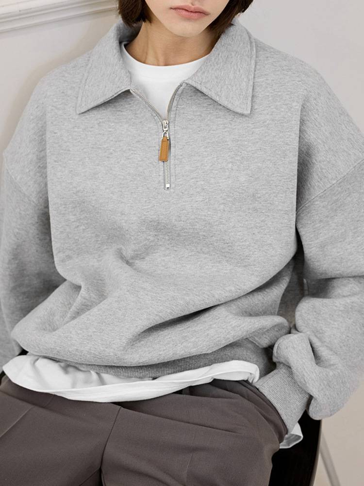 Womens Casual Sports 69%Cotton 31%Polyester Half zip Sweatshirt 425363WSQ print logo 4