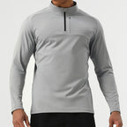 Mens Casual Activewear 75%nylon 25%spandex Quarter Zip Shirt SY-AL16883 print logo 11