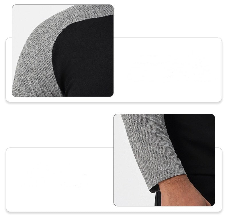 Mens Casual Sportswear 75%nylon 25%spandex Quarter Zip Shirt SY-AL16867 print logo 13