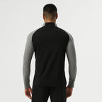 Mens Casual Sportswear 75%nylon 25%spandex Quarter Zip Shirt SY-AL16867 print logo 2