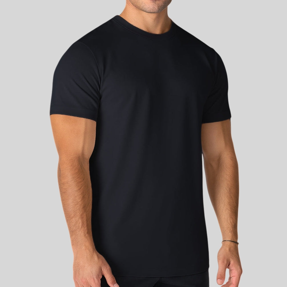 Mens gym 95%cotton 5%spandex tshirt 5002