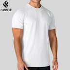 Mens gym 95%cotton 5%spandex tshirt 5002