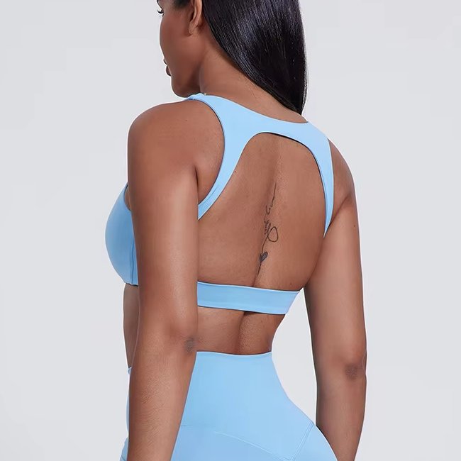 Womens Activewear Yoga 76%Nylon 24%Spandex Sports Bra 5010 print logo 11