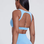 Womens Activewear Yoga 76%Nylon 24%Spandex Sports Bra 5010 print logo 11