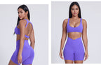 Womens Activewear Yoga 76%Nylon 24%Spandex Sports Bra 5010 print logo 32
