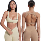 Womens Activewear Yoga 76%Nylon 24%Spandex Sports Bra 5010 print logo 20