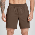 Mens Casual Sports 78%nylon 22%spandex Tracksuit 5086 - shorts print logo 1