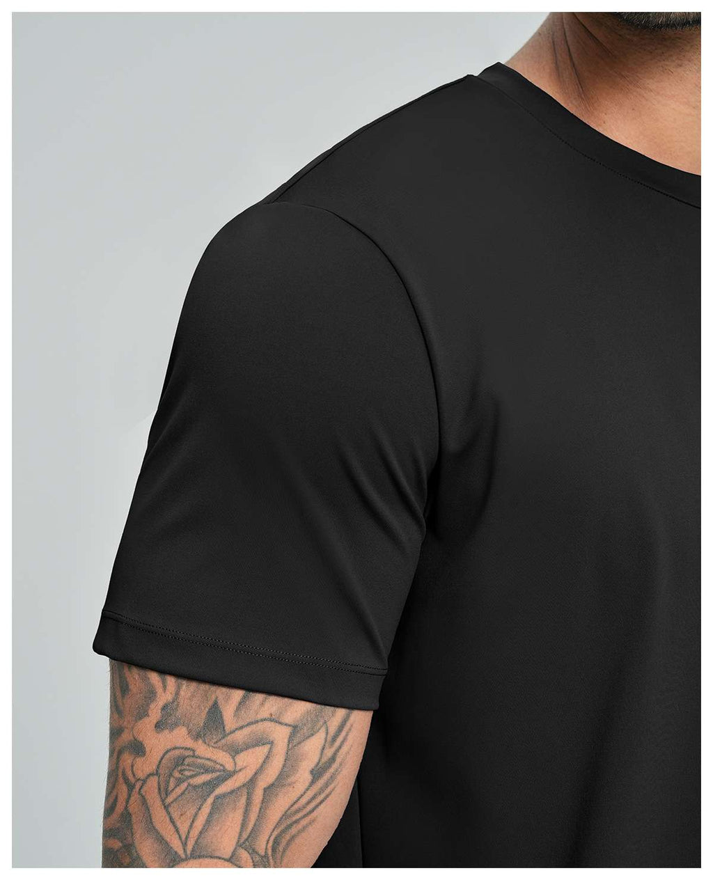 Mens Casual Sports 78%nylon 22%spandex Tracksuit 5086 - tshirt print logo 24