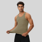 Mens Running Workout 65%nylon 35%spandex Tank Top 51149 print logo 11