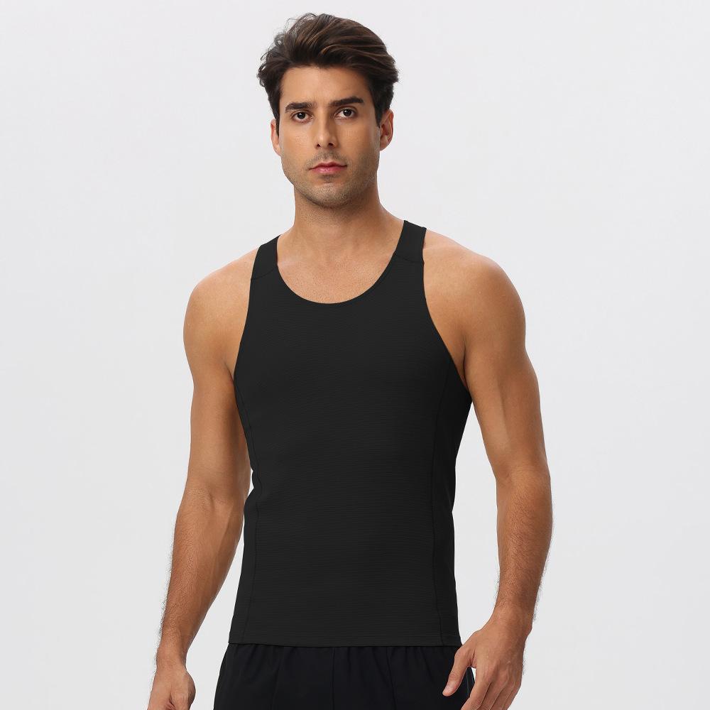 Mens Running Workout 65%nylon 35%spandex Tank Top 51149 print logo 15