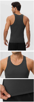 Mens Running Workout 65%nylon 35%spandex Tank Top 51149 print logo 20