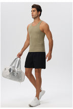 Mens Running Workout 65%nylon 35%spandex Tank Top 51149 print logo 28